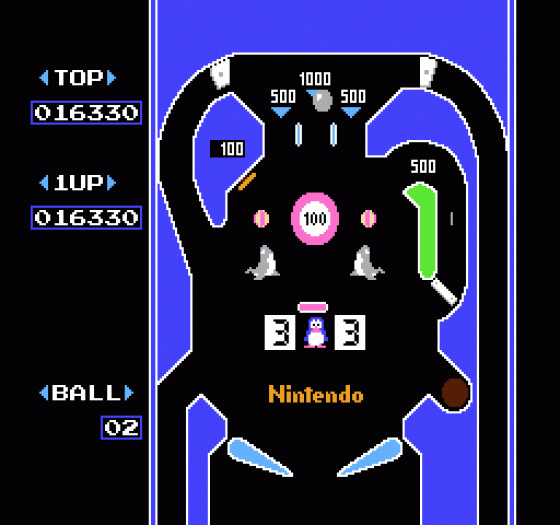 Pinball Screenshot 5 (Nintendo (US Version))