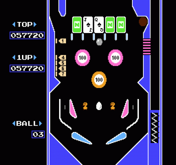 Pinball Screenshot 7 (Nintendo (US Version))