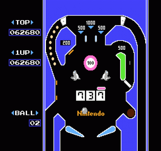 Pinball Screenshot 11 (Nintendo (US Version))