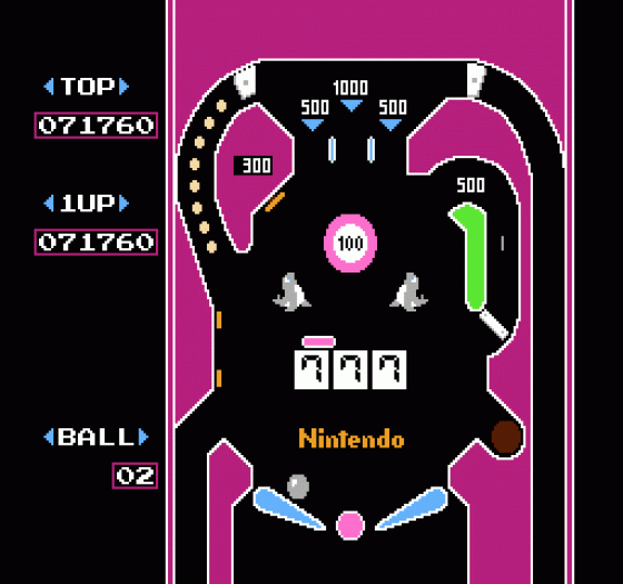 Pinball Screenshot 13 (Nintendo (US Version))