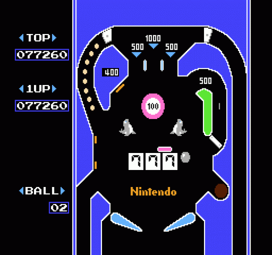 Pinball Screenshot 14 (Nintendo (US Version))