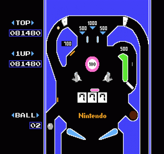 Pinball Screenshot 15 (Nintendo (US Version))