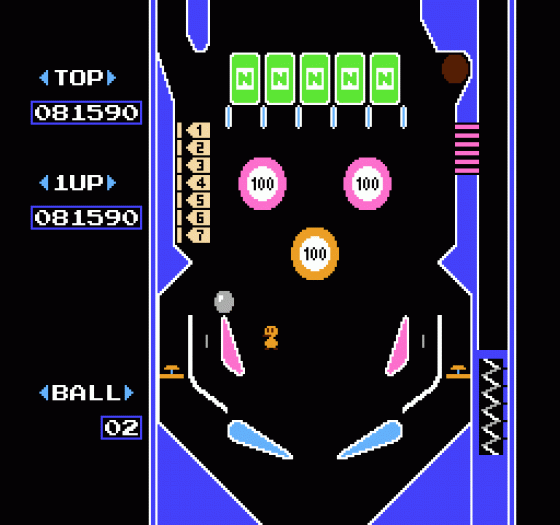 Pinball Screenshot 16 (Nintendo (US Version))