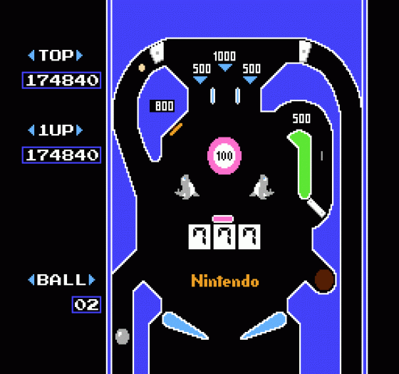 Pinball Screenshot 35 (Nintendo (US Version))