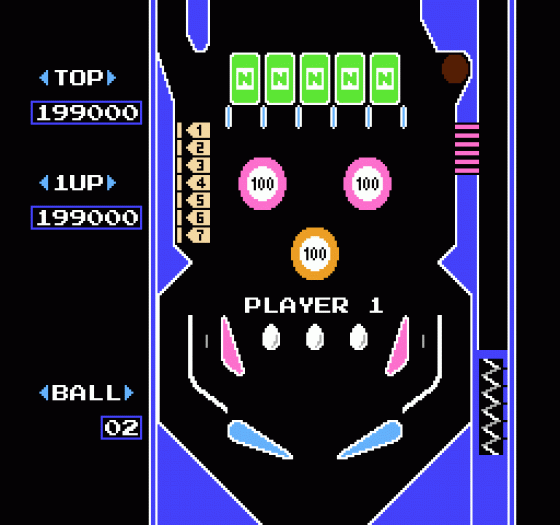 Pinball Screenshot 44 (Nintendo (US Version))