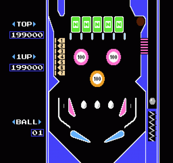 Pinball Screenshot 45 (Nintendo (US Version))