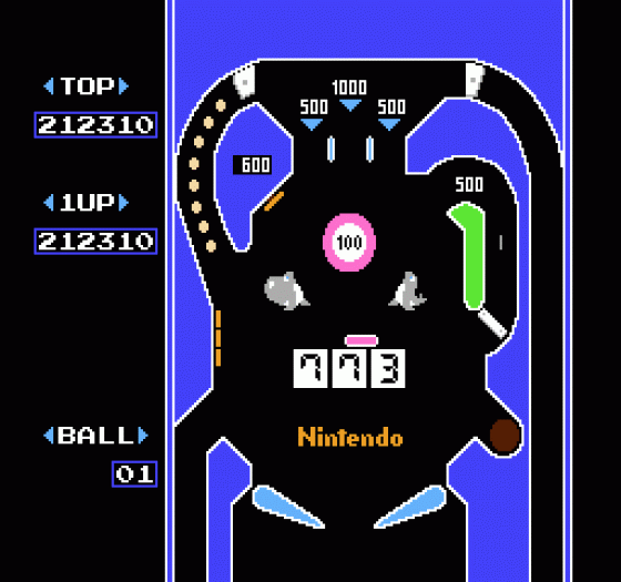 Pinball Screenshot 46 (Nintendo (US Version))