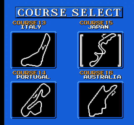 Formula One Sensation Screenshot 5 (Nintendo (US Version))