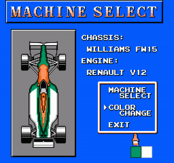 Formula One Sensation Screenshot 21 (Nintendo (US Version))