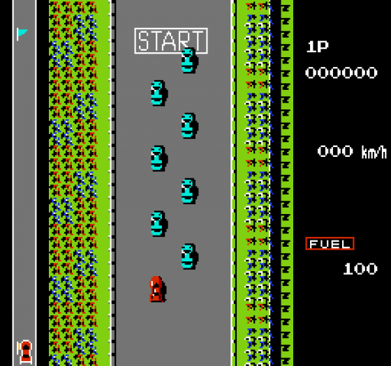 Road Fighter Screenshot 7 (Nintendo (US Version))