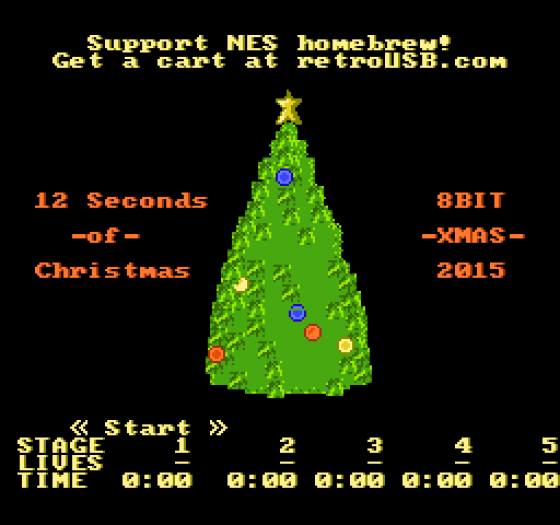 8-Bit Xmas 2015: 12 Seconds Of Christmas