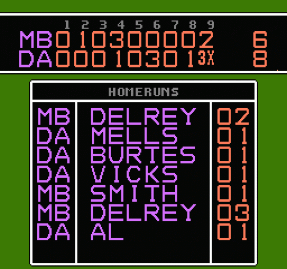 Baseball Stars II Screenshot 13 (Nintendo (US Version))