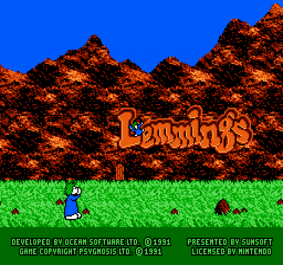 Lemmings Screenshot 11 (Nintendo (US Version))