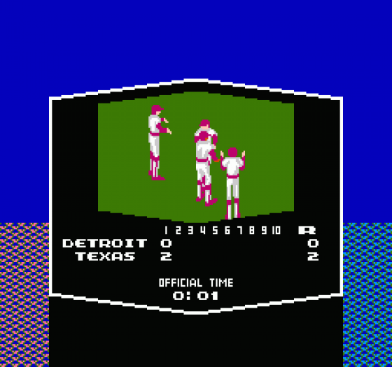 Tecmo Baseball Screenshot 5 (Nintendo (US Version))