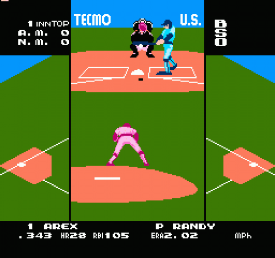 Tecmo Baseball Screenshot 21 (Nintendo (US Version))