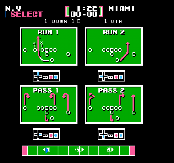 Tecmo Bowl Screenshot 5 (Nintendo (US Version))