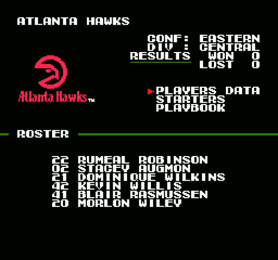 Tecmo NBA Basketball Screenshot 13 (Nintendo (US Version))