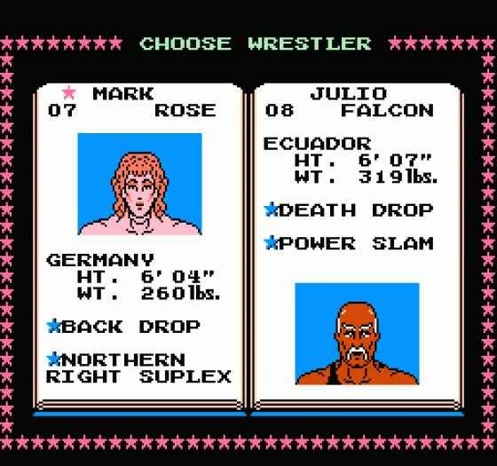 Tecmo World Wrestling Screenshot 12 (Nintendo (US Version))