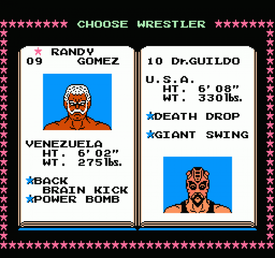 Tecmo World Wrestling Screenshot 15 (Nintendo (US Version))