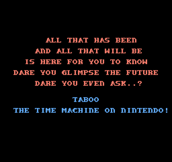 Taboo: The Sixth Sense Screenshot 8 (Nintendo (US Version))