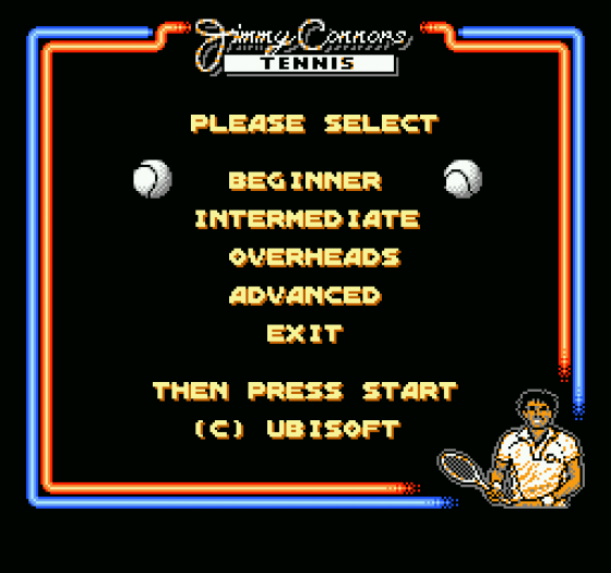 Jimmy Connor's Tennis Screenshot 6 (Nintendo (US Version))