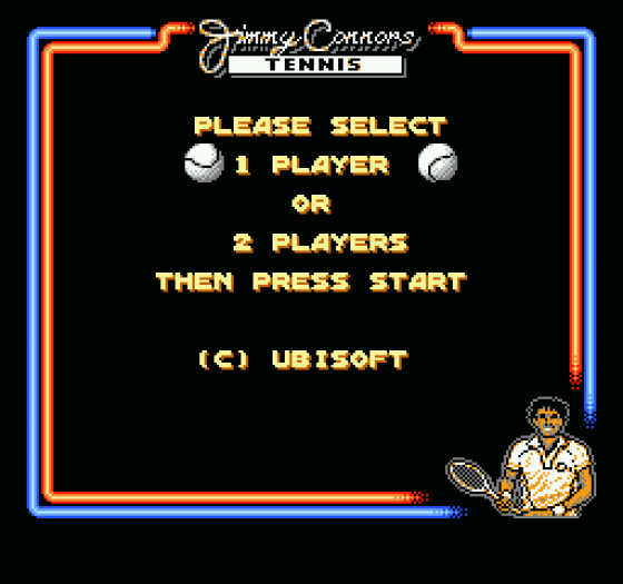 Jimmy Connor's Tennis Screenshot 10 (Nintendo (US Version))