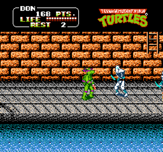 Teenage Mutant Ninja Turtles II: The Arcade Game Screenshot 6 (Nintendo (US Version))