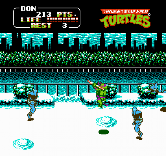 Teenage Mutant Ninja Turtles II: The Arcade Game Screenshot 7 (Nintendo (US Version))