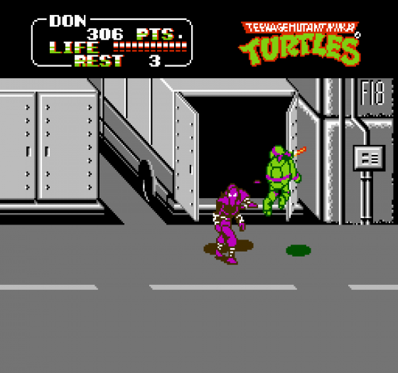 Teenage Mutant Ninja Turtles II: The Arcade Game Screenshot 9 (Nintendo (US Version))