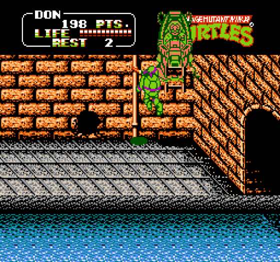 Teenage Mutant Ninja Turtles II: The Arcade Game Screenshot 10 (Nintendo (US Version))