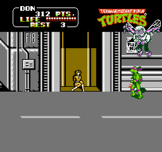 Teenage Mutant Ninja Turtles II: The Arcade Game Screenshot 12 (Nintendo (US Version))