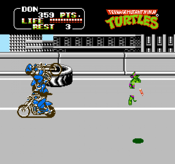 Teenage Mutant Ninja Turtles II: The Arcade Game Screenshot 16 (Nintendo (US Version))