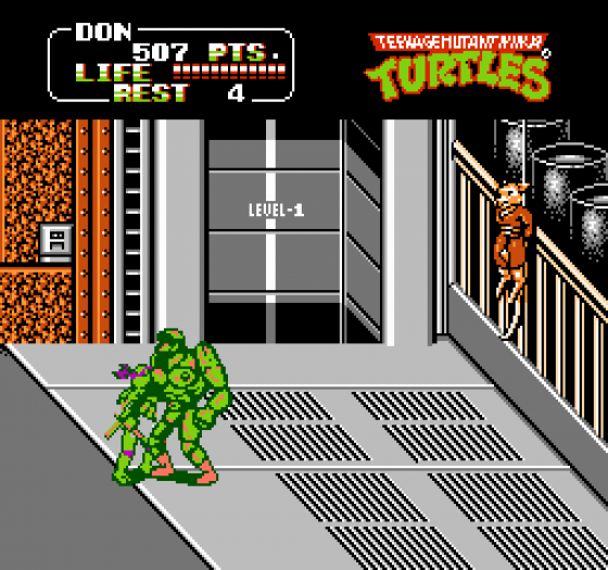 Teenage Mutant Ninja Turtles II: The Arcade Game Screenshot 17 (Nintendo (US Version))