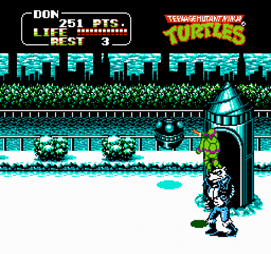 Teenage Mutant Ninja Turtles II: The Arcade Game Screenshot 19 (Nintendo (US Version))