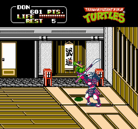 Teenage Mutant Ninja Turtles II: The Arcade Game Screenshot 22 (Nintendo (US Version))