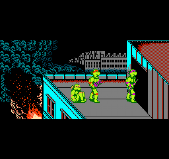 Teenage Mutant Ninja Turtles II: The Arcade Game Screenshot 28 (Nintendo (US Version))