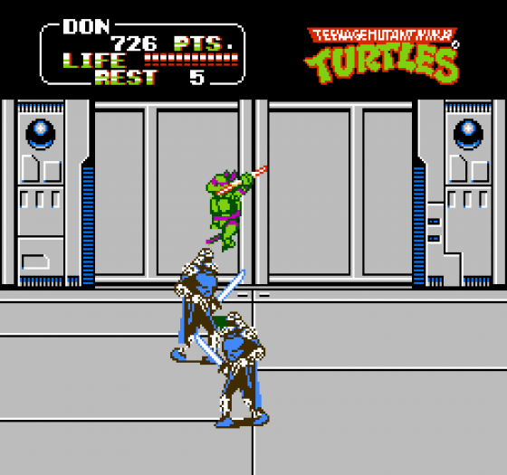 Teenage Mutant Ninja Turtles II: The Arcade Game Screenshot 30 (Nintendo (US Version))