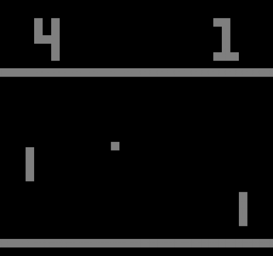 Gray Pong Screenshot 1 (Nintendo (US Version))