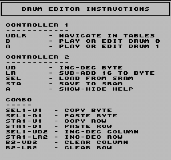 Nijuu Drum Editor Screenshot 1 (Nintendo (US Version))