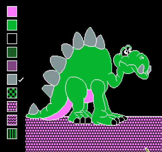 Color A Dinosaur (US Edition) Screenshot 13 (Nintendo (US Version))