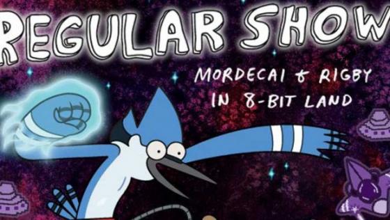 Regular Show Mordecai And Rigby In 8 Bit Land