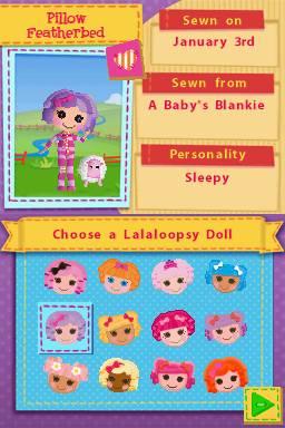 Lalaloopsy Screenshot 5 (Nintendo DS)