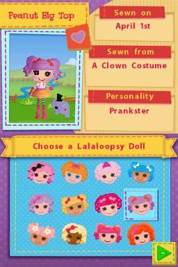 Lalaloopsy Screenshot 14 (Nintendo DS)