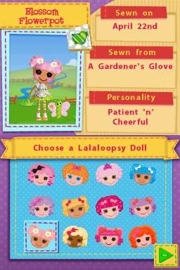 Lalaloopsy Screenshot 15 (Nintendo DS)