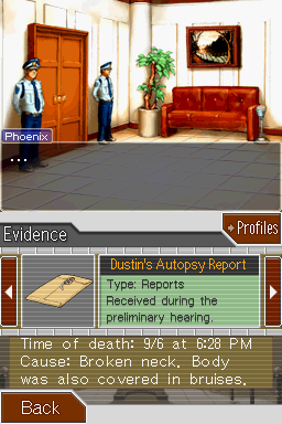 Phoenix Wright: Ace Attorney - Justice For All Screenshot 5 (Nintendo DS)