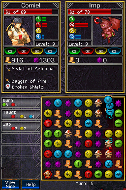 Puzzle Quest: Challenge Of The Warlords Screenshot 6 (Nintendo DS)