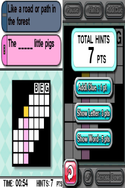 Crosswords Screenshot 12 (Nintendo DS)