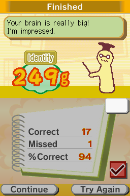 Big Brain Academy Screenshot 7 (Nintendo DS)