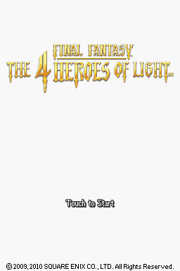 Final Fantasy: The Four Heroes Of Light