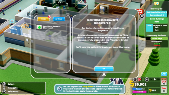 Two Point Hospital Screenshot 11 (Nintendo Switch (EU Version))